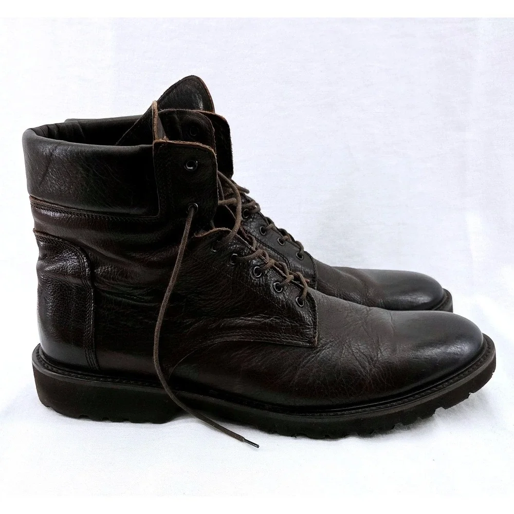 To‎ Boot New York Brown Lace Up Boots - Size 10